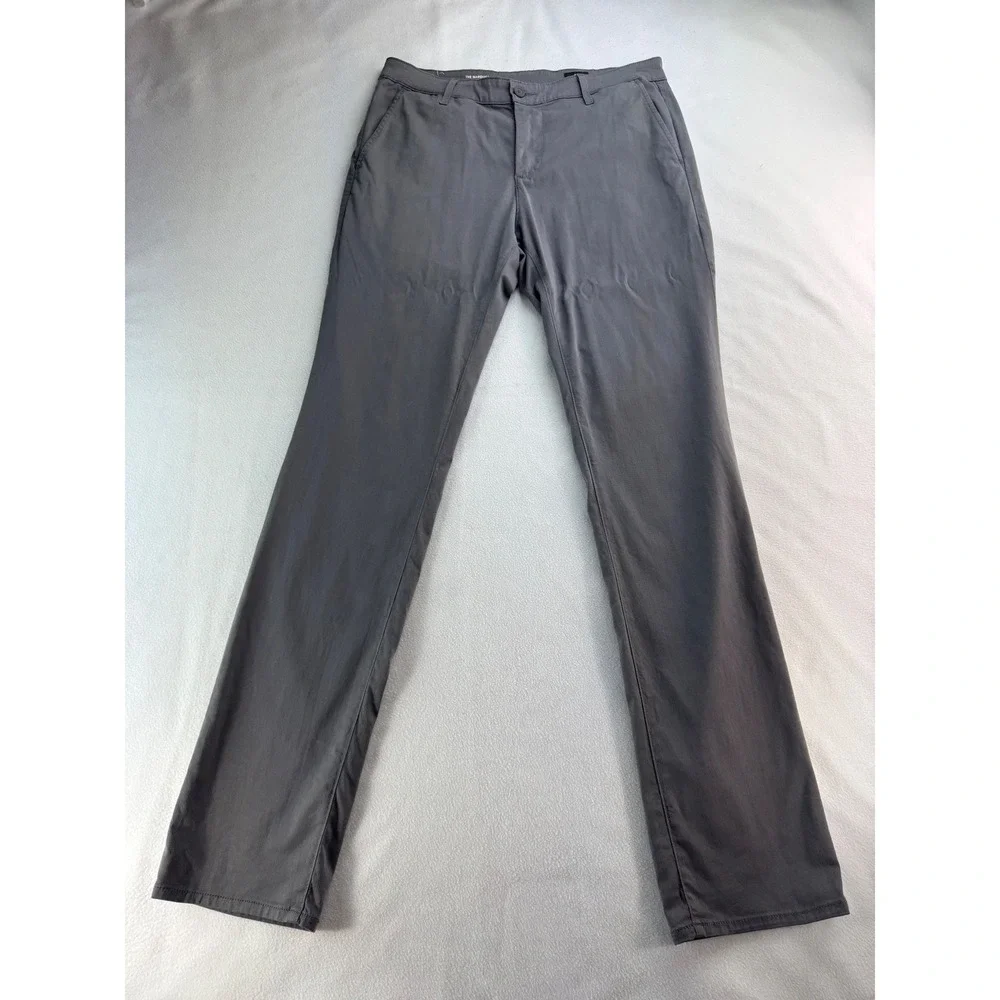 AG Adriano Goldschmied The Marshall Slim‎ Straight Pants Mens 33X35 Gray